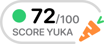 Score Yuka 72 sur 100