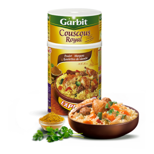 couscous royale poulet merguez boulette de viande par Garbit